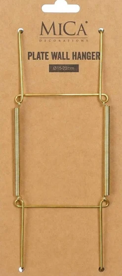 Mica Decorations decoratiebordhanger goud 19 x 7,5 x 1,5 cm