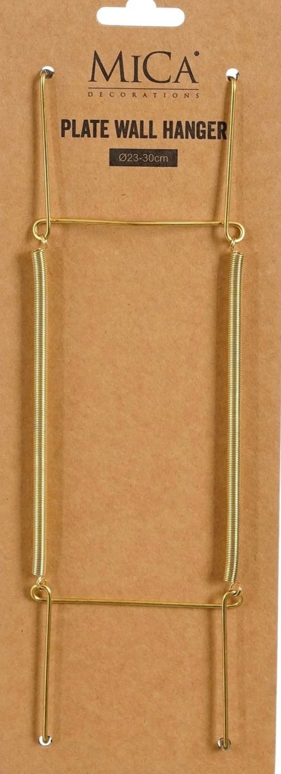 Mica Decorations decoratiebordhanger goud 24 x 7,5 x 1,5 cm