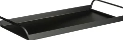 Mica Decorations decoratiebord Nuri zwart 60 x 28 x 7 cm