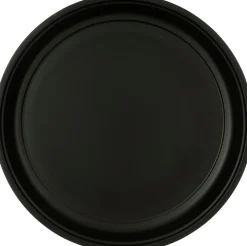 Mica Decorations decoratiebord Milos zwart D 50 H 3 cm