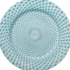 Mica Decorations decoratiebord Schelp blauw D 33 H 1 cm