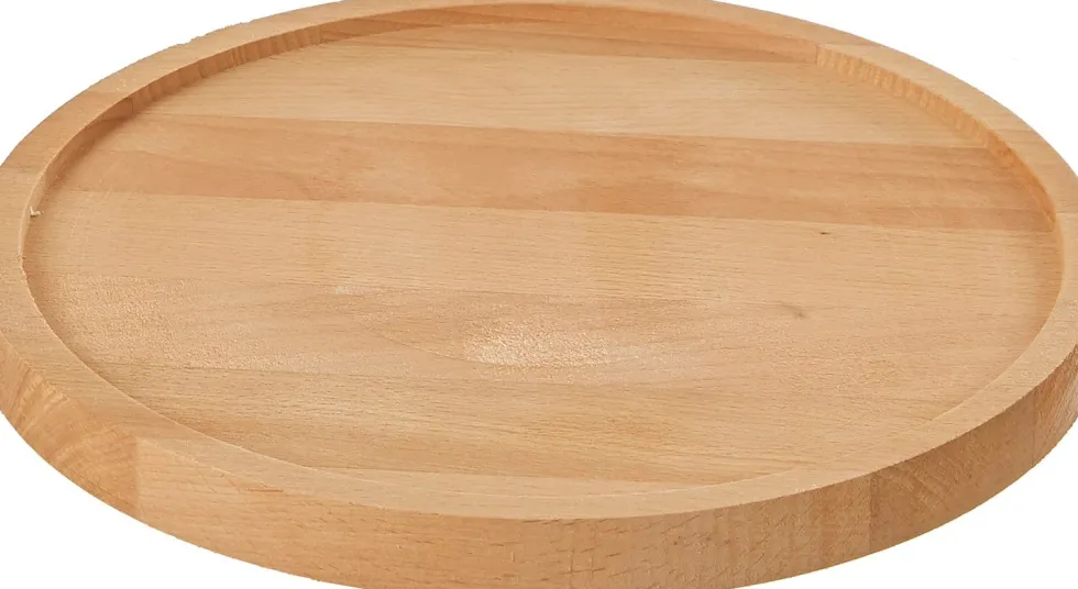 Mica Decorations decoratieschaal voor stolp Hella naturel D 23,5 H 2 cm