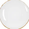 Mica Decorations dinerbord Tabo wit D 26,5 H 3 cm