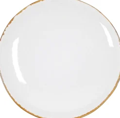 Mica Decorations dinerbord Tabo wit D 26,5 H 3 cm