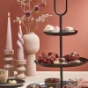 Mica Decorations etagère Rama zwart D 38 H 55 cm