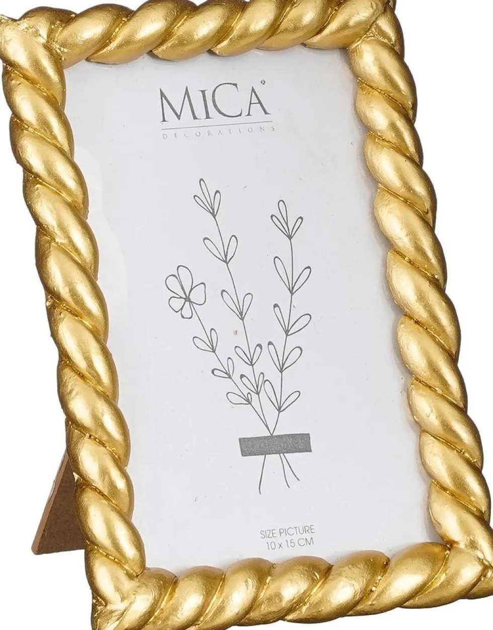 Mica Decorations fotolijst Windsor goud 10 x 15 cm