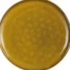 Mica Decorations gebaksbord Tabo geel D 18 H 2 cm