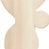 Mica Decorations kandelaar beige 10 x 8 x 23 cm