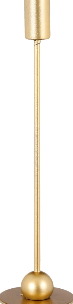 Mica Decorations kandelaar Gusto goud D 7 H 28 cm