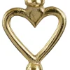 Mica Decorations kandelaar Hart goud 7,5 x 7 x 15