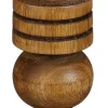 Mica Decorations kandelaar Pleso bruin D 8 H 25 cm