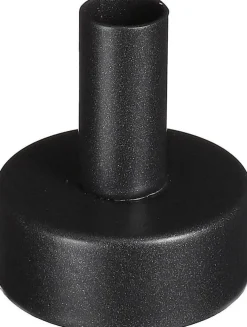 Mica Decorations kandelaar Stuco zwart D 4 H 5 cm