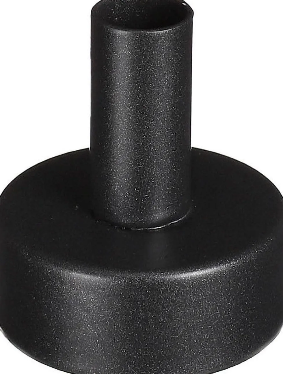 Mica Decorations kandelaar Stuco zwart D 4 H 5 cm