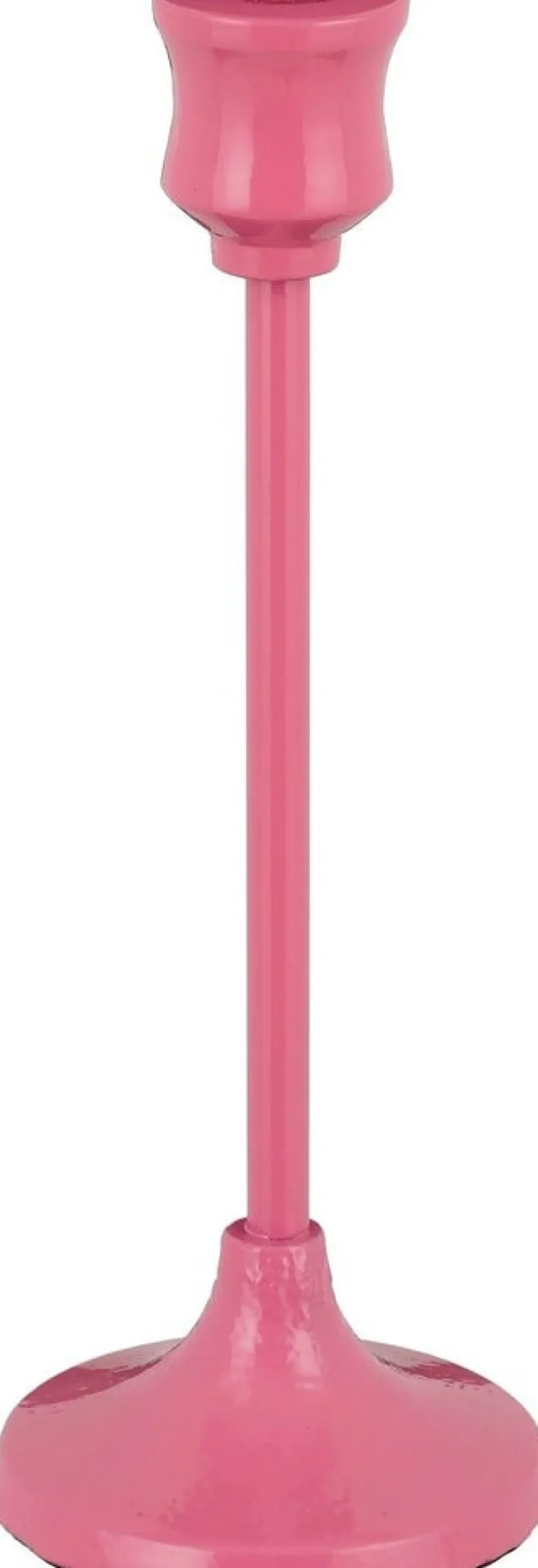 Mica Decorations kandelaar Tulli roze D 8,5 H 24 cm