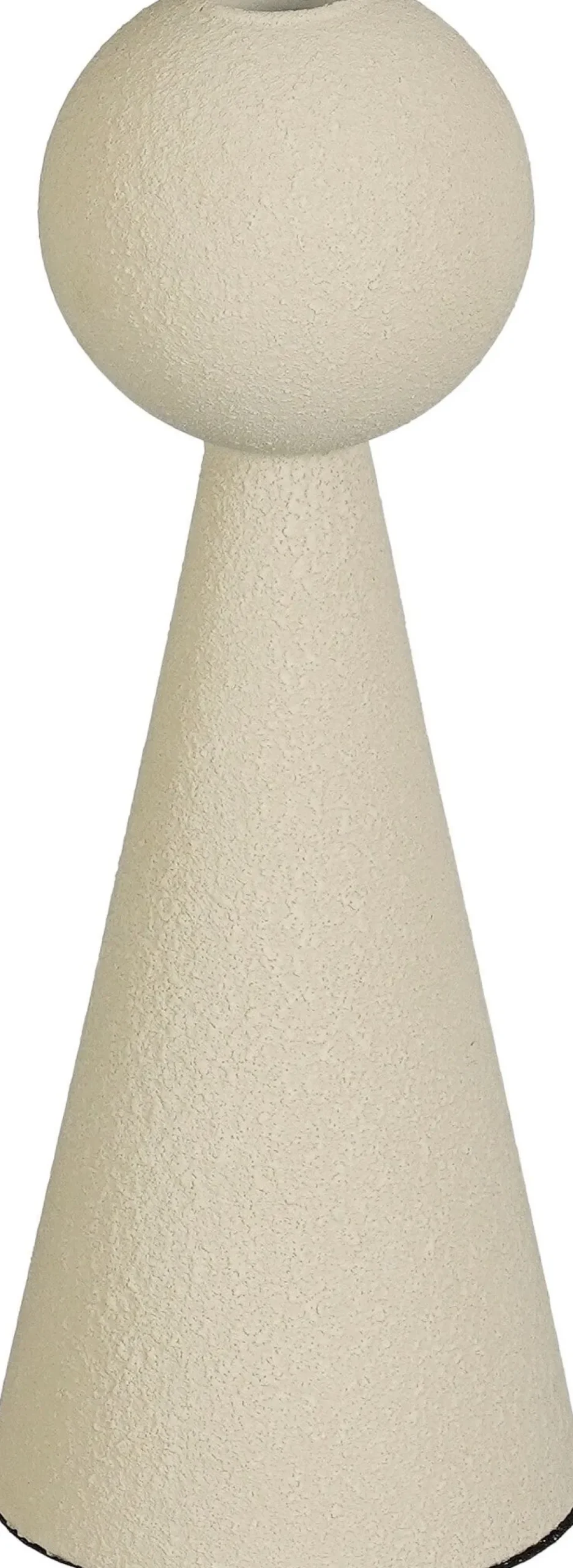 Mica Decorations kandelaar Ylona crème D 10 H 26,5 cm
