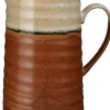 Mica Decorations kan Ethan wit / bruin D 14 H 22 cm