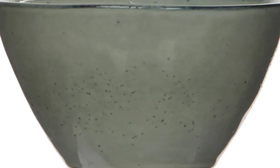 Mica Decorations kom Tabo grijs D 4 H 6,5 cm
