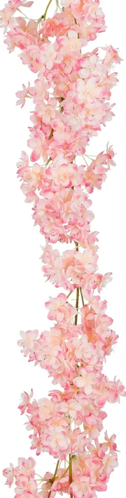 Mica Decorations kunsthangplant Japanse Sierkers roze H 180 cm