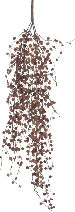 Mica Decorations kunsthangplant Peperomia rood H 80 cm