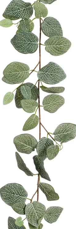 Mica Decorations kunsthangplant Mozaïekplant witbont H 180 cm