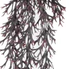 Mica Decorations kunsthangplant Hertshoornvaren rood H 84 cm