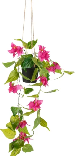 Mica Decorations kunsthangplant Bougainvillea roze H 45 cm