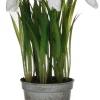 Mica Decorations kunstplant Sneeuwklokje wit H 24 cm