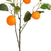 Mica Decorations kunsttak Mandarijnplant geel H 104 cm