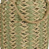 Mica Decorations lantaarn Faros naturel / groen D 20 H 30 cm