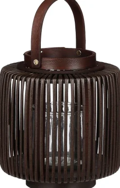 Mica Decorations lantaarn Harvard bruin D 20 H 23 cm