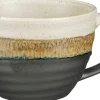 Mica Decorations mok Ethan wit / zwart D 11,5 H 8 cm
