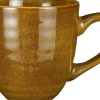Mica Decorations mok Tabo geel D 9 H 9 cm