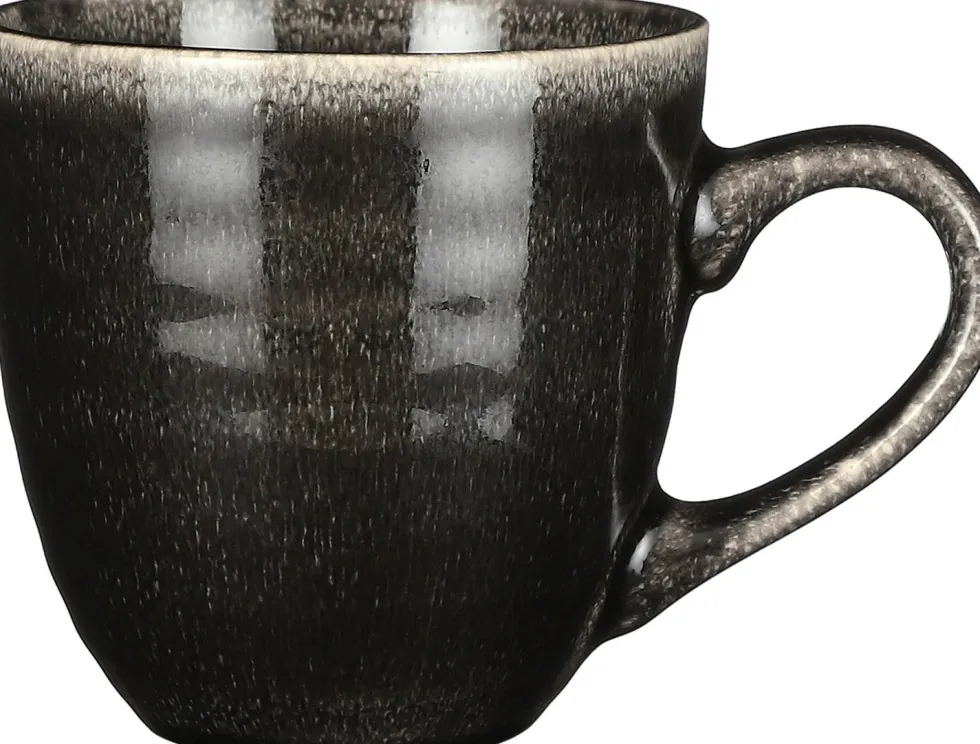 Mica Decorations mok Tabo zwart D 9 H 9 cm 325 ml