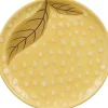 Mica Decorations ontbijtbord Exotica geel D 20,5 H 2 cm