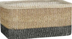 Mica Decorations opbergmand Danfield naturel / zwart 43 x 31 x 19,5 cm