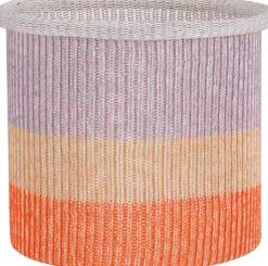 Mica Decorations opbergmand Danfield paars / oranje D 27 H 25 cm