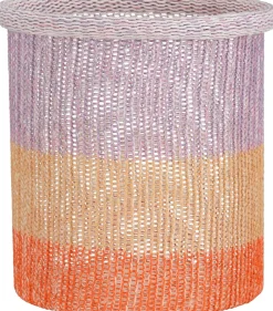 Mica Decorations opbergmand Danfield paars / oranje D 22 H 23 cm