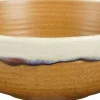 Mica Decorations schaal Ethan wit / bruin D 16,5 H 6,5 cm