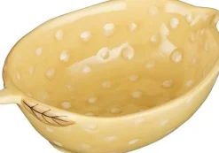 Mica Decorations schaal Exotica geel 15,5 x 11 x 4,5 cm