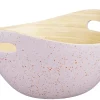 Mica Decorations schaal Mirian paars 30 x 25 x 13,5 cm