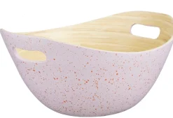 Mica Decorations schaal Mirian paars 30 x 25 x 13,5 cm