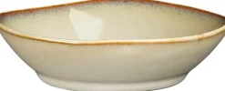 Mica Decorations schaal Racco beige D 12 H 4 cm