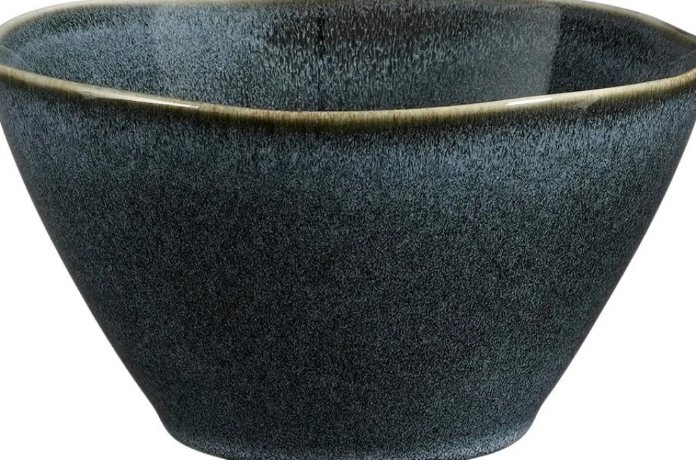 Mica Decorations schaal Racco antraciet D 14 H 7,5 cm