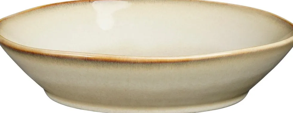 Mica Decorations schaal Racco beige D 18 H 4 cm