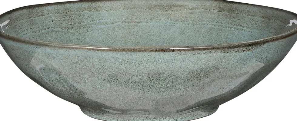 Mica Decorations schaal Tabo groen D 30,5 H 9 cm