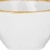 Mica Decorations schaal Tabo wit D 14 H 6,5 cm