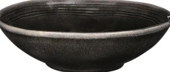Mica Decorations schaal Tabo zwart D 30,5 H 9 cm
