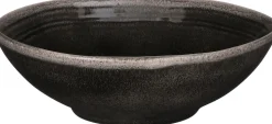 Mica Decorations schaal Tabo zwart D 23,5 H 7,5 cm