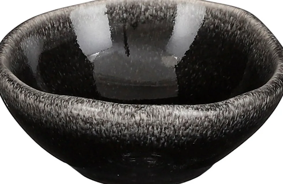 Mica Decorations schaal zwart Tabo D 8,5 H 3,5 cm