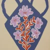Mica Decorations schilderij Vase beige / blauw 31 x 41 x 3 cm